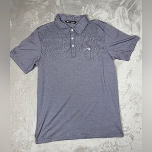 Travis Mathew Men’s Pima Cotton Blend Purple Short Sleeves Golf Polo Shirt M